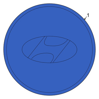 Hyundai OE - Wheel Cap