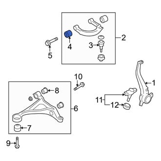 Hyundai OE - Rear Suspension Lateral Arm Bushing