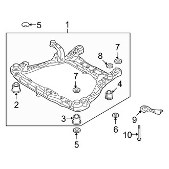 Hyundai OE - Front Suspension - Suspension Mounting