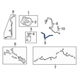 Hyundai OE - Power Steering Return Hose
