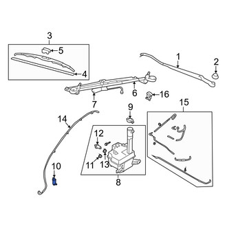 Hyundai OE - Windshield Washer Pump