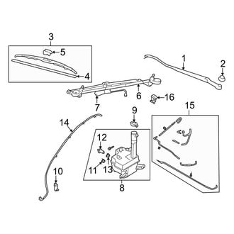Hyundai OE - Windshield - Wiper & Washer Components