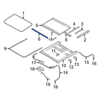 Hyundai OE - Sunroof Deflector