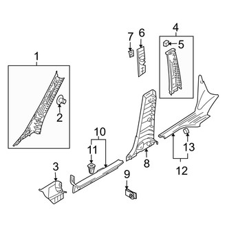 Hyundai OE - Pillars, Rocker & Floor - Interior Trim