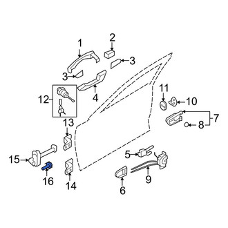 Hyundai OE - Front Door Check Bolt