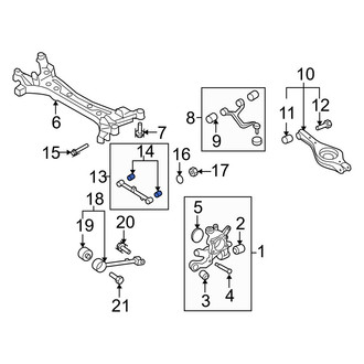 Hyundai OE - Rear Suspension Lateral Arm Bushing