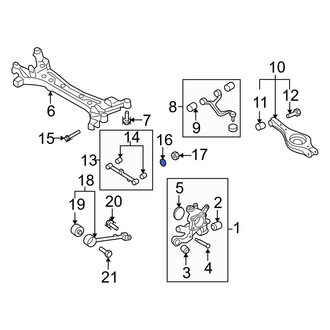 Hyundai OE - Rear Alignment Camber Adjusting Eccentric