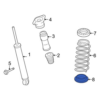Hyundai OE - Rear Lower Coil Spring Insulator