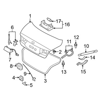 Hyundai OE - Trunk Lid - Lid & Components