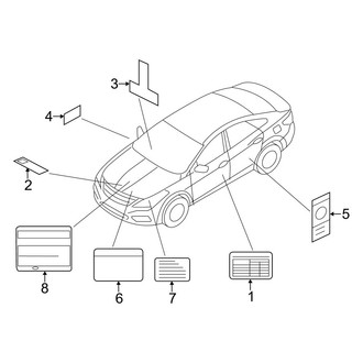 Hyundai OE - Information Labels - Labels
