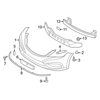 Hyundai OE - Front Bumper & Grille - Bumper & Components