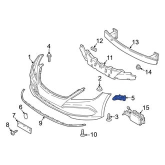 Hyundai OE - Front Left Bumper Cover Bracket