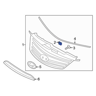 Hyundai OE - Grille Nut