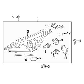 Hyundai OE - Front Right Headlight