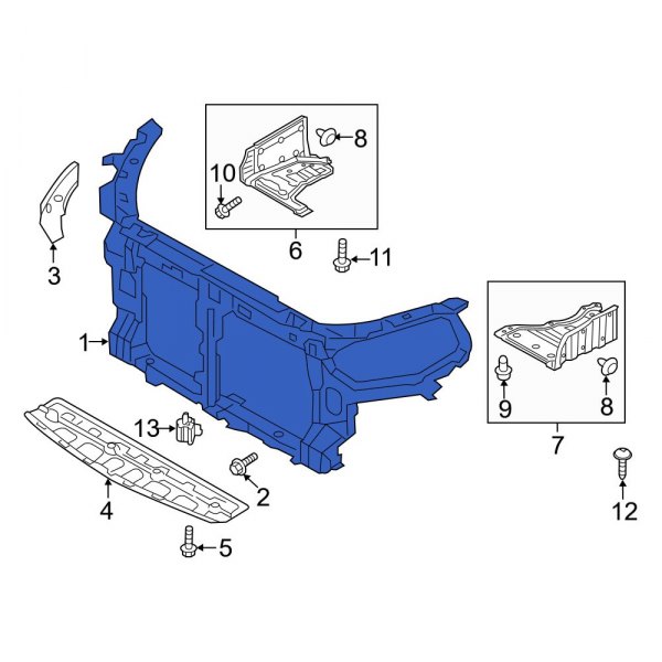 Radiator Support Panel