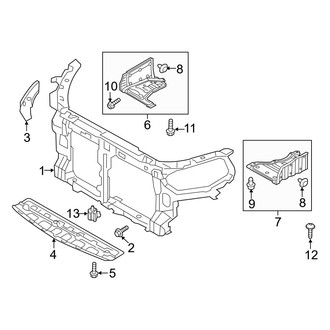 Hyundai OE - Radiator Support