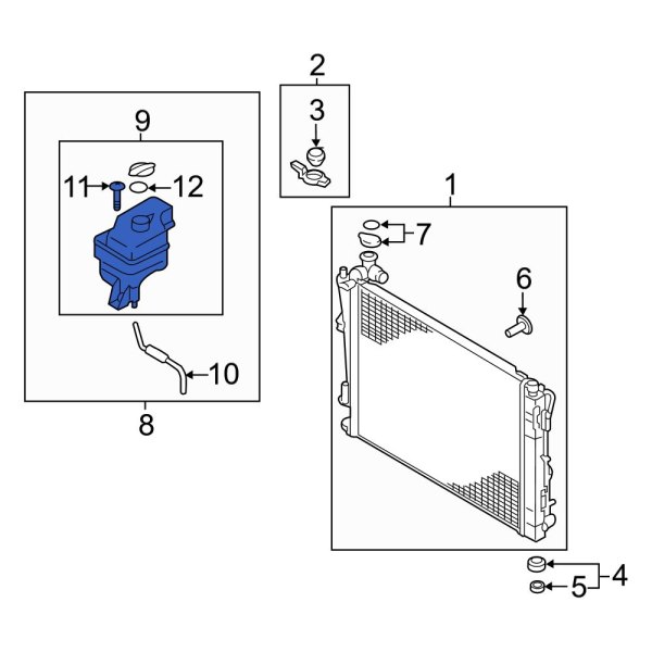 Engine Coolant Reservoir