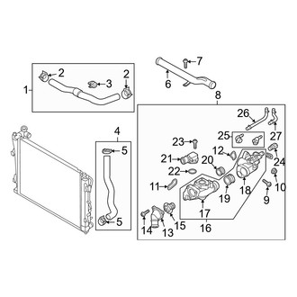 Hyundai OE - Cooling - Hoses & Lines