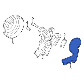 Hyundai OE - Left Engine Water Pump Gasket
