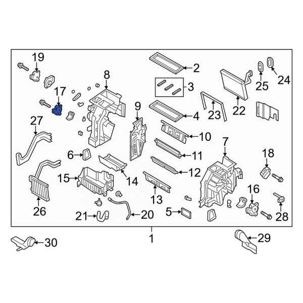 HVAC Blend Door Actuator