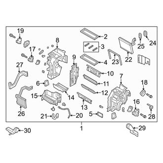 Hyundai OE - Air Conditioner & Heater - Evaporator & Heater Components