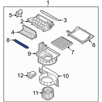 Hyundai OE - Cabin Air Filter Cover