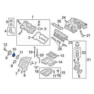 Hyundai OE - Center Engine Timing Crankshaft Gear
