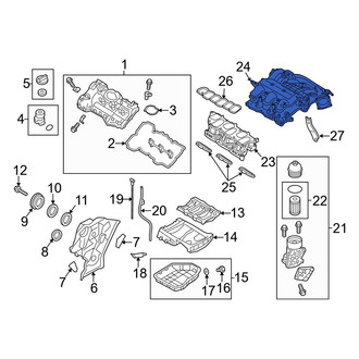 Hyundai OE - Upper Engine Intake Manifold