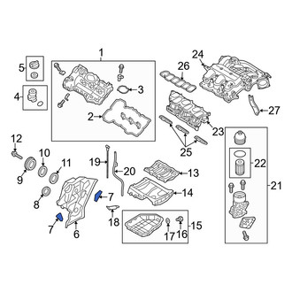 Hyundai OE - Left Engine Timing Cover Gasket