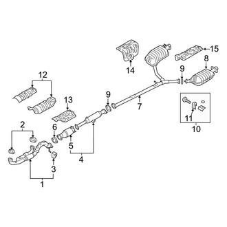 Hyundai OE - Exhaust System - Exhaust Components