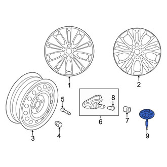 Hyundai OE - Spare Tire Bolt