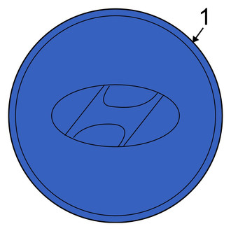 Hyundai OE - Wheel Cap