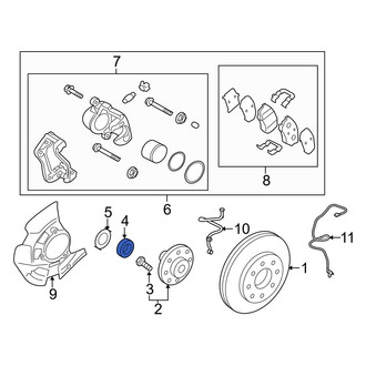 Hyundai OE - Front Wheel Bearing