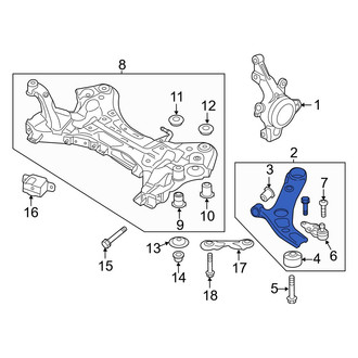 Hyundai OE - Front Left Suspension Control Arm