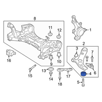 Hyundai OE - Rear Upper Rearward Suspension Control Arm Bushing