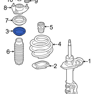 Hyundai OE - Front Upper Coil Spring Insulator