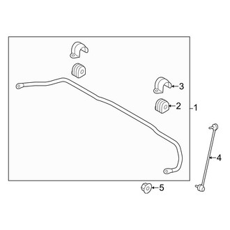 Hyundai OE - Front Suspension - Stabilizer Bar & Components