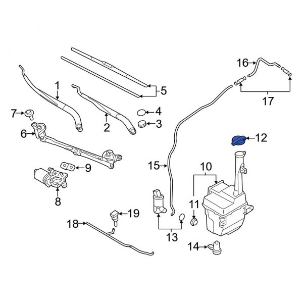 Washer Fluid Reservoir Cap