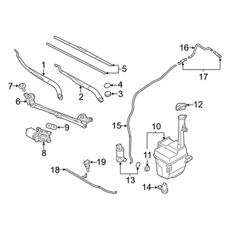 Hyundai OE - Windshield - Wiper & Washer Components