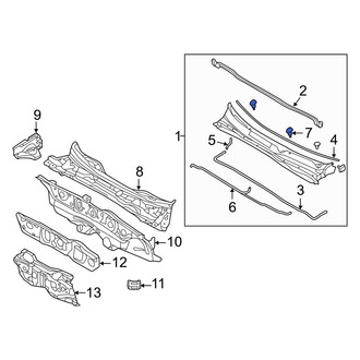 Hyundai OE - Front Windshield Washer Nozzle