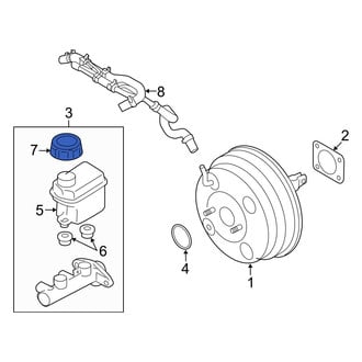 Hyundai OE - Brake Master Cylinder Reservoir Cap