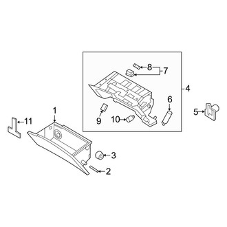 Hyundai OE - Instrument Panel - Glove Box
