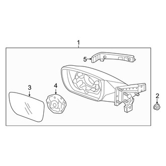 Hyundai OE - Front Door - Outside Mirrors