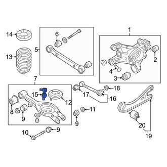 Hyundai OE - Front Suspension Stabilizer Bar Link