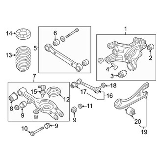 Hyundai OE - Rear Suspension - Suspension Components