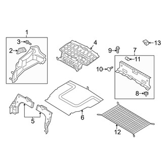 Hyundai OE - Rear Body & Floor - Interior Trim (Luggage Compartment)