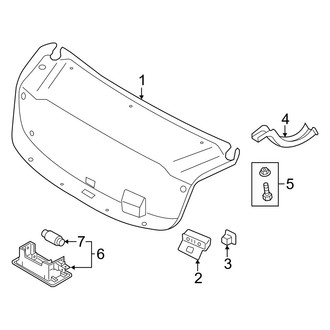 Hyundai OE - Trunk Lid - Interior Trim