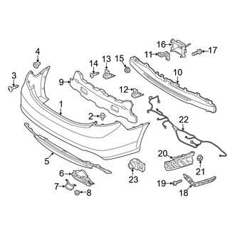 Hyundai OE - Rear Bumper - Bumper & Components