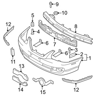 Hyundai OE - Front Bumper - Bumper & Components