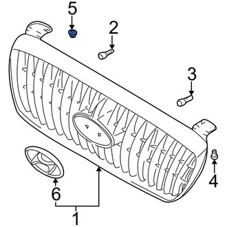 Hyundai OE - Grille Nut